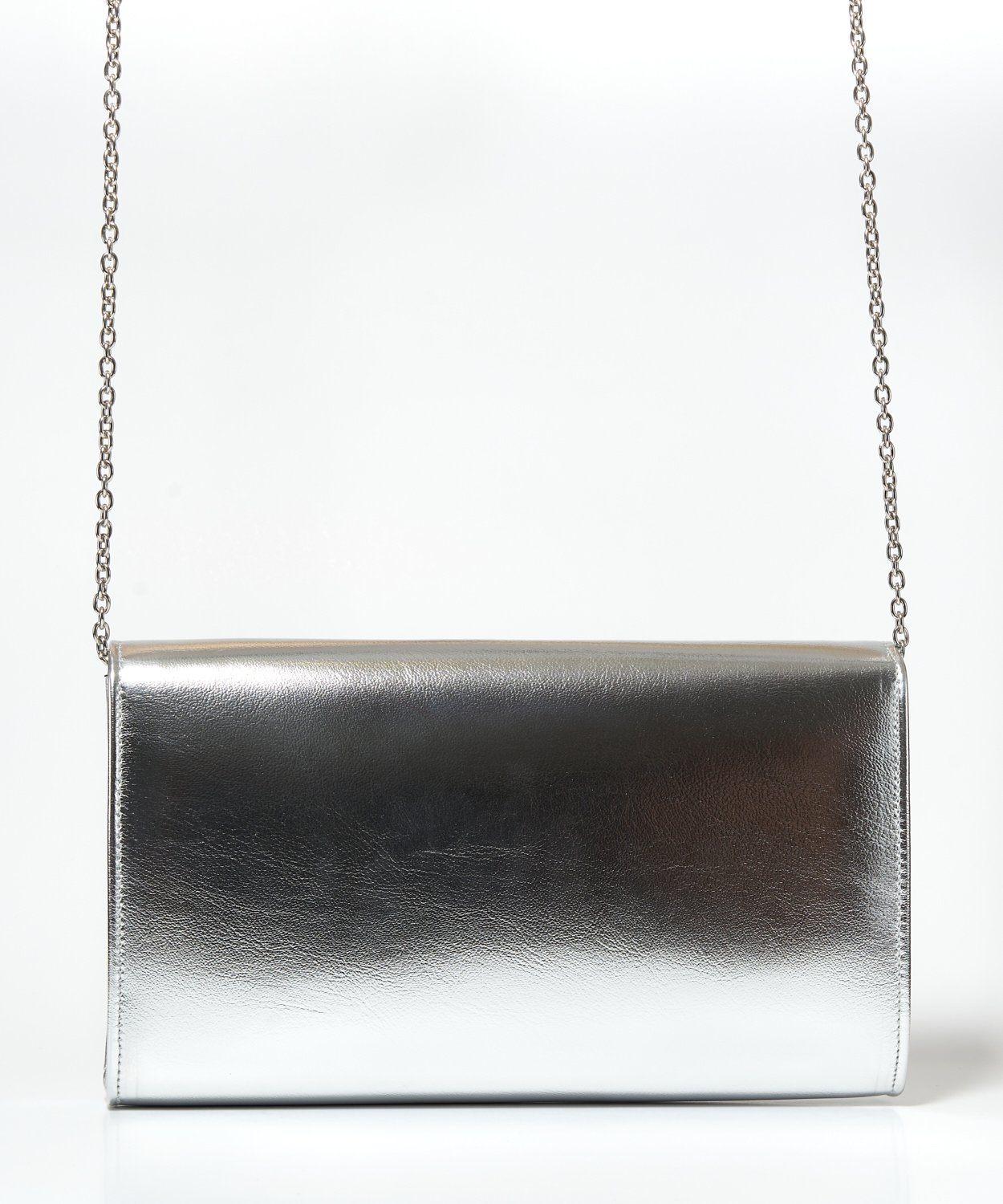 Bolso de mano metalizado solapa  image number null